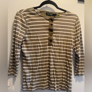 Ralph Lauren Green and Beige Garment